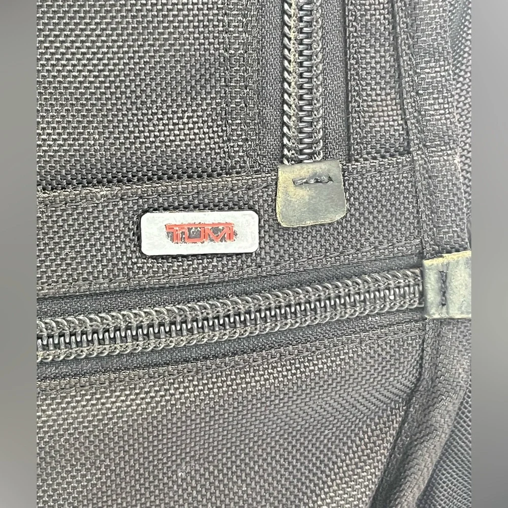 TUMI Alpha Nylon Canvas Durable Backpack Black 26179DH